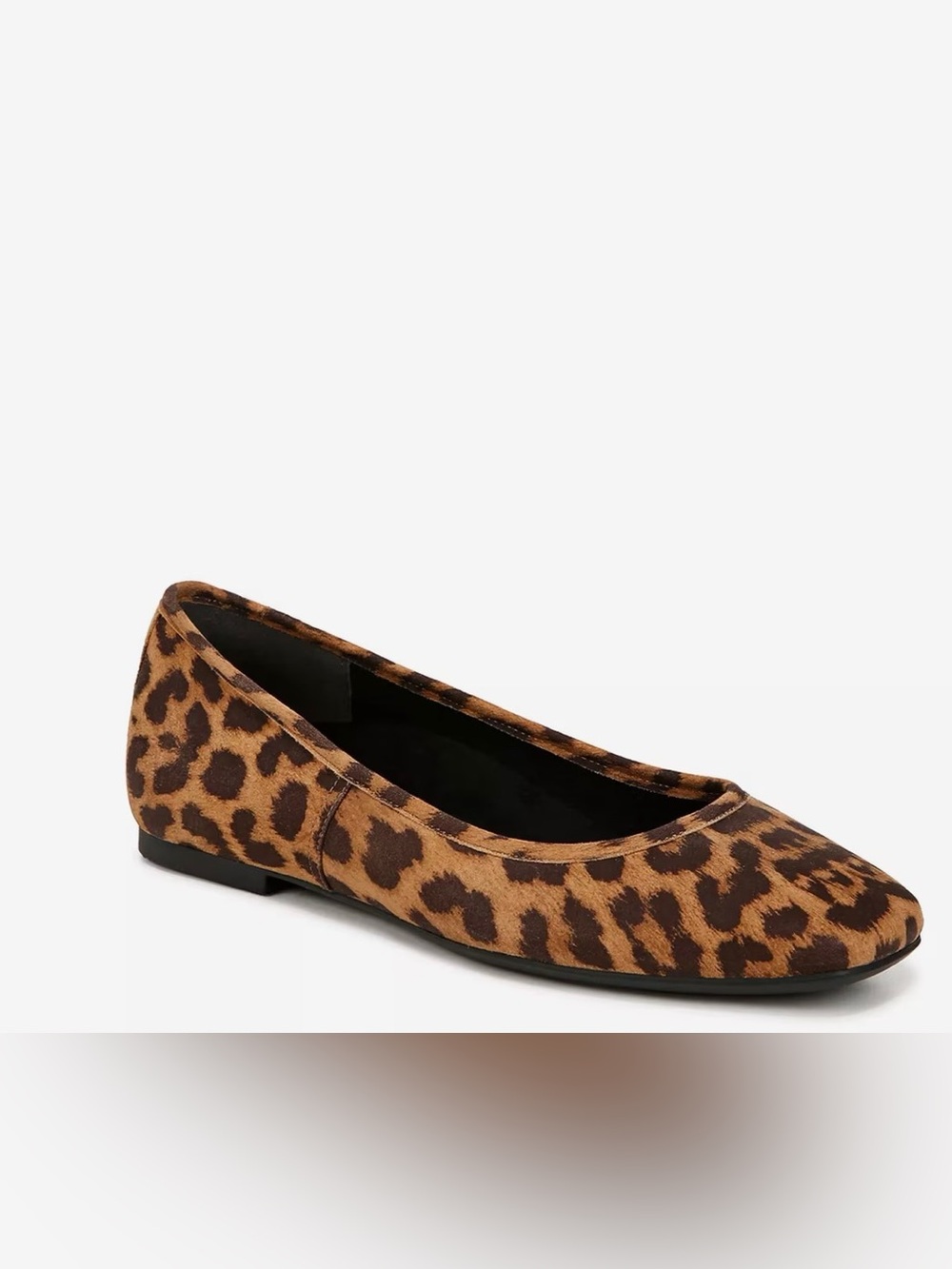 NWOB Vionic Orinda Square Toe Leopard Flats Size 7.5 - Picture 2 of 8